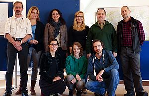 Das Critical-Review-Projektteam beim Kick-Off-Meeting in Salzburg