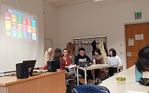 Gesprächsrunde zum Thema "Studierende und SDGs"