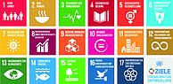 Grafische Darstellung der 17 sustainable development goals