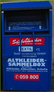 Altkleider-Sammelbox